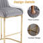 Besik Counter Stool with Metal Frame-446052261
