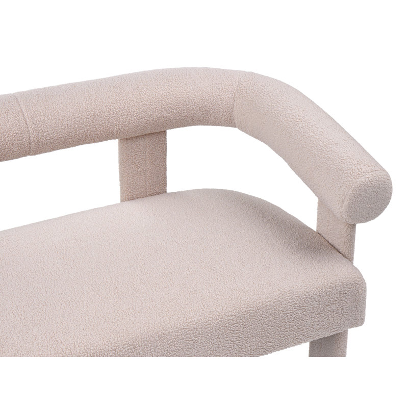 Sofa 2 Seater ILBRO Boucle, Beige