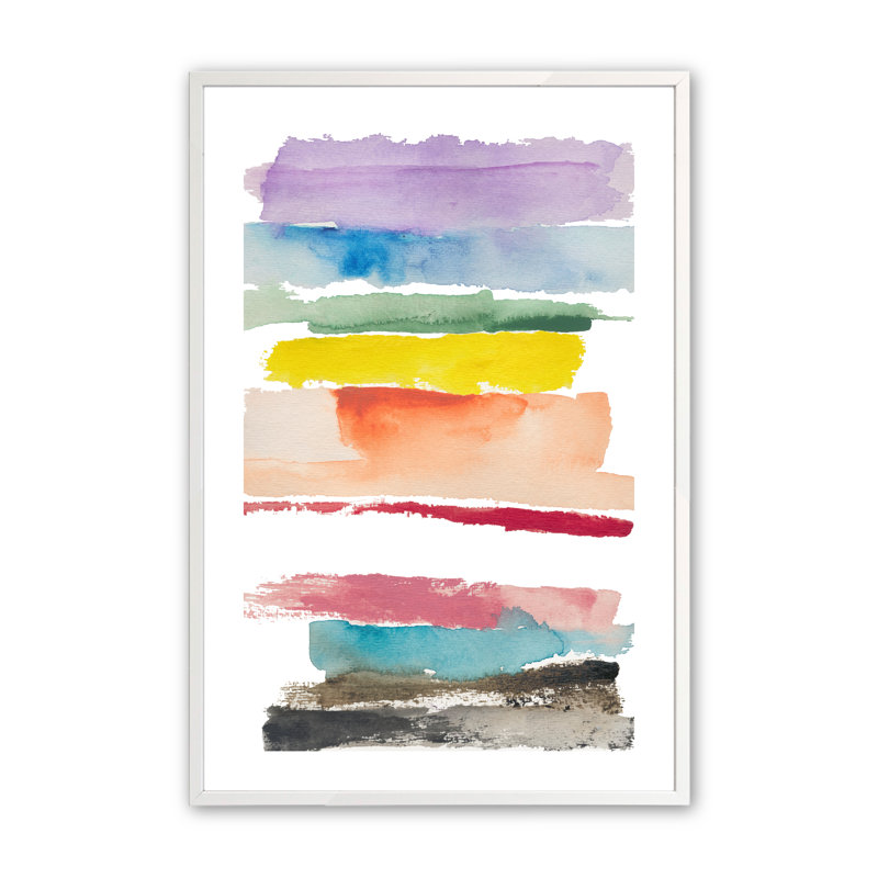 «Oakden Color Carnival», impression sur papier par Michelle Oppenheimer, H 14 po x l 11 po x P 1,25 po, Blanc opaque