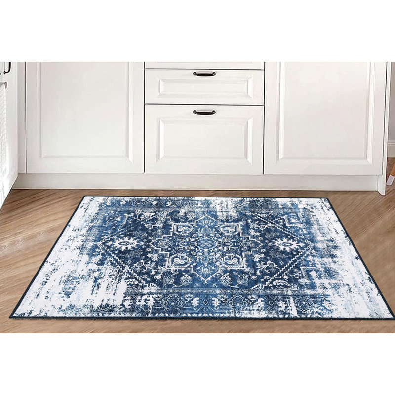 Goku Area Rug, Blue, Rectangle 200 x 290cm