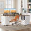 Bureau en L 69 po avec tiroirs et armoire de rangement Farmhouse-114236118