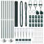 Vidaxl Welded Wire Fence With 7 Spike Posts Steel-114858705-114858695