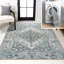 Tapis gris clair / bleu Pavel-828032030