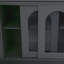 Buffet autoportant de 63 po avec huche, grande armoire de rangement de style campagnard avec 6 tiroirs, 5 armoires, tablettes réglables, panneau perforé, porte-serviettes et prise de courant, noir-269889370