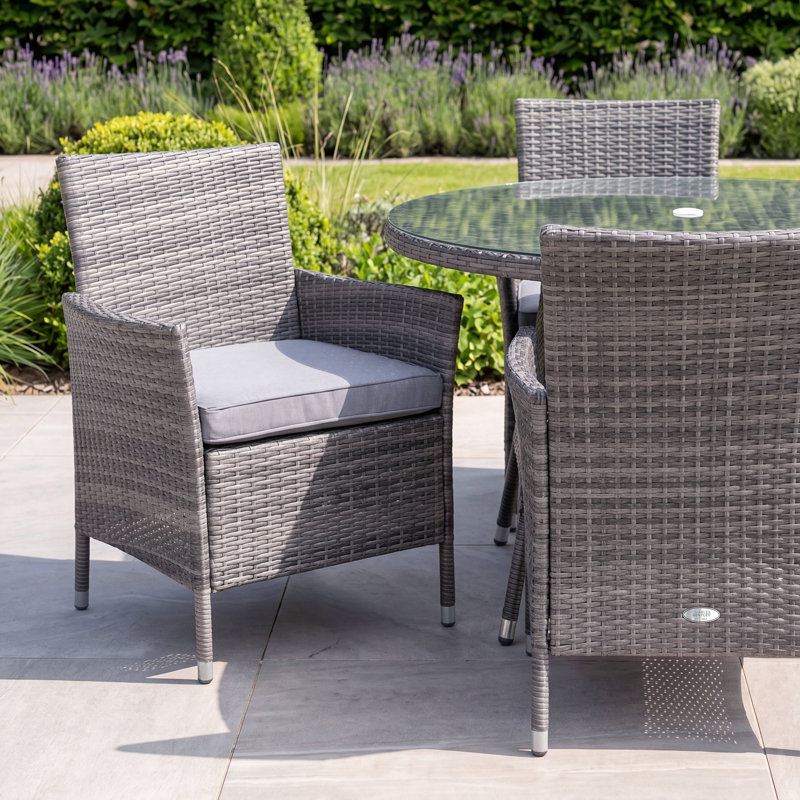 Harrow Patio Dining Armchair with Cushion