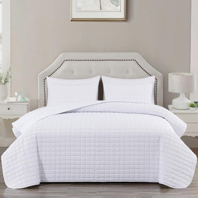 Wilmer Waffle Weave Textured Quilt Set