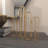 Rossa Metal Foldable Decorative Gold Vase with Clear Glass Test Tubes-1447037445