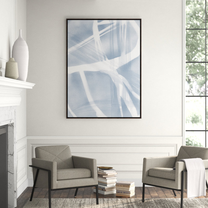 Light Touch I Print by Guseul Park, Brush Gel Framed, 64.5" H x 48.5" W