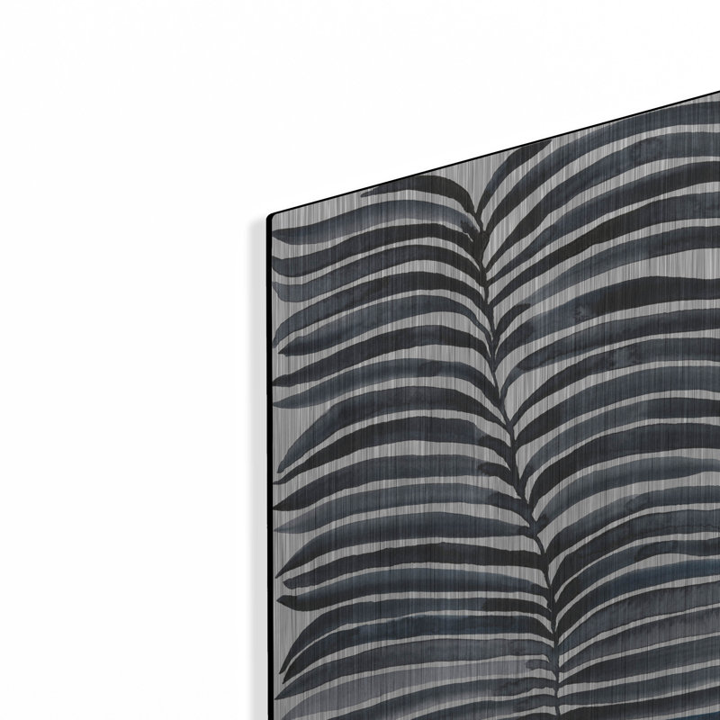 «Indigo Fronds II» par Regina Moore, H 16 po x l 12 po