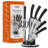 Cheer Collection 8 Piece Stainless Steel Assorted Knife Set