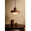 Lustre réglable avec structure en métal et capuchon en bois, noir / noyer / blanc | Capuchon 9,8 po (H: 7,5 po), plaque de base 3,9 po (H: 1,2 po), hauteur totale: 9,4-59,1 po | 1 x douille G9 (10 W maximum) | Éclairage moderne pour la décoration intérieure, design élégant