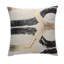 Noir Abstract Pattern Pillow