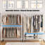 Gerodi 90cm W Rolling Clothes Rack-2012816787