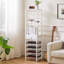 Byata Wine Bottle & Glass Rack White