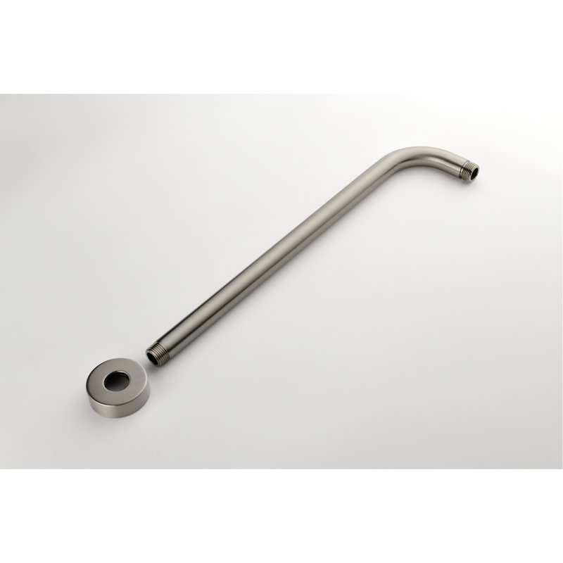 High Shower Head Kit - 10" Stainless Steel Rain And Handheld With Balance Valve In Brushed Gold Bathroom 2 Way