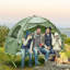 Lit de camp Outsunny, lit pliant pour une personne, lit tout-terrain avec sac de transport pour la randonnée, camping
