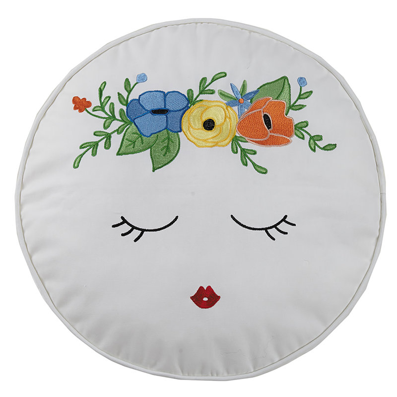 Coussin en coton Kissy Face