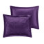 Édredon en velours mauve pour lit double - diamant, lavable à la machine et à la vapeur-120469659-120469662