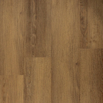 Lyon Plancher en vinyle SPC à clic imperméable, 7 po x 54 po x 6 mm avec sous-couche intégrée