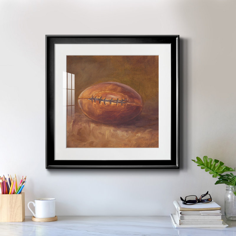 «Rustic Sports IV», reproduction encadrée de qualité supérieure - prête à être accrochée, H 26,5 po x l 26,5 po x P 1,5 po