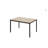 Kerre 4 - Person Solid Wood Top Four Leg Dining Set