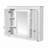 Bathroom Wall Cabinet with Mirror-1500920448