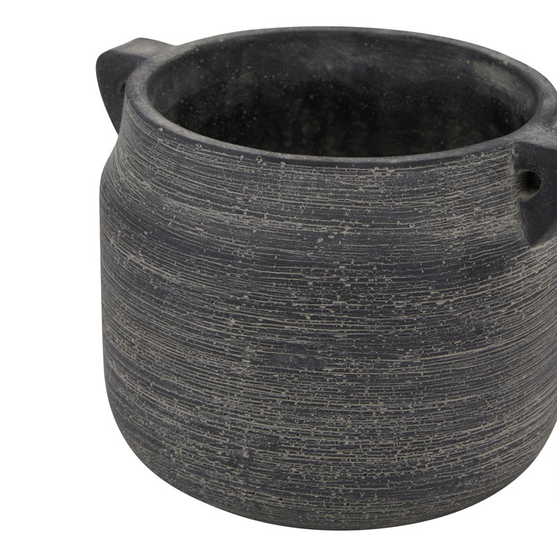 Catheline Handmade Ceramic Table Vase, Grey