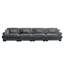 Canapé modulaire en velours avec coussins Jerry-708068