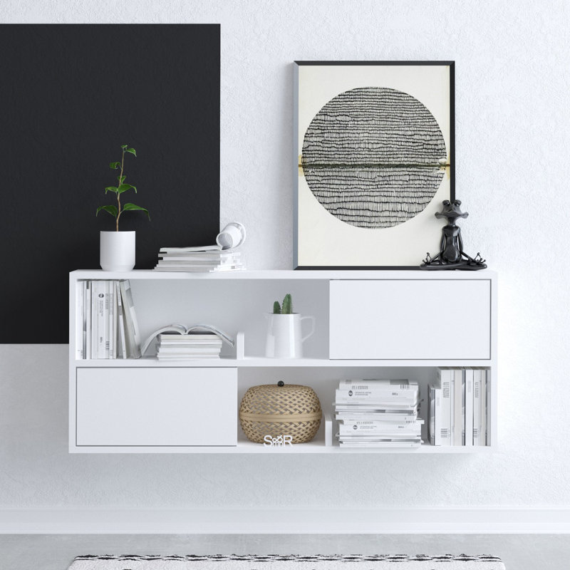 Emerald 50cm Console Table, White