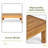 COFFEE TABLE, TEAK