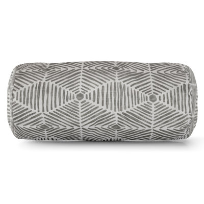 Charlie Geometric Cotton Reversible Throw Pillow