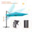 11.5' x 9' Rectangular Cantilever Umbrella-66642241