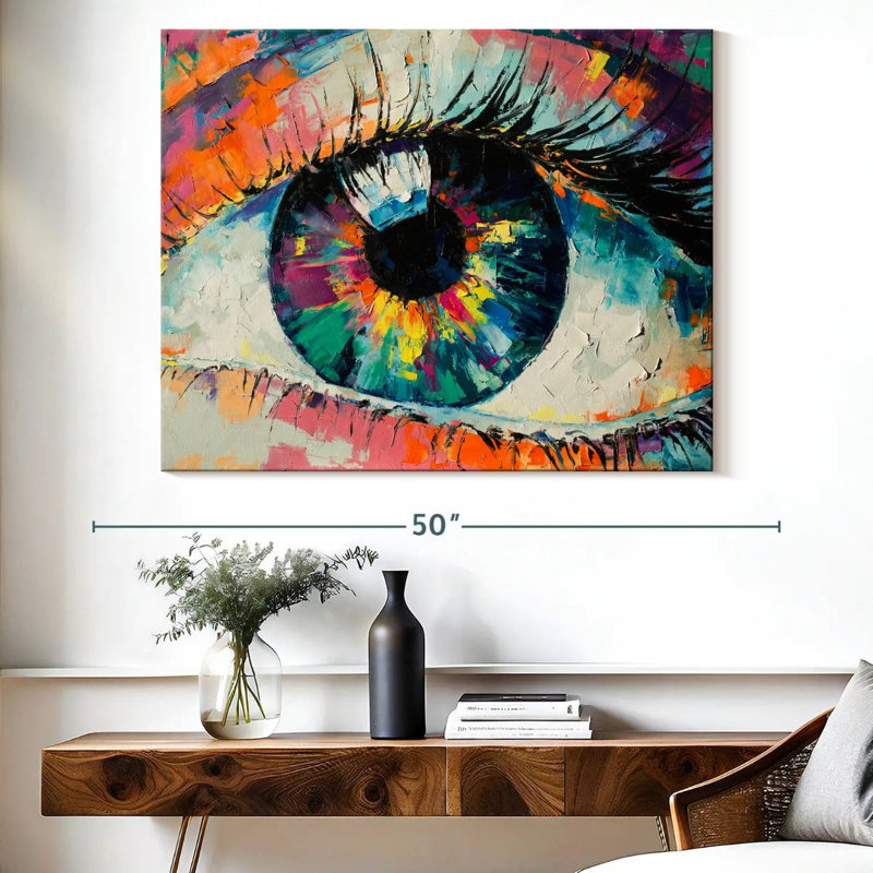 " Eye Abstract ", 32" H x 40" W x 1.25" D