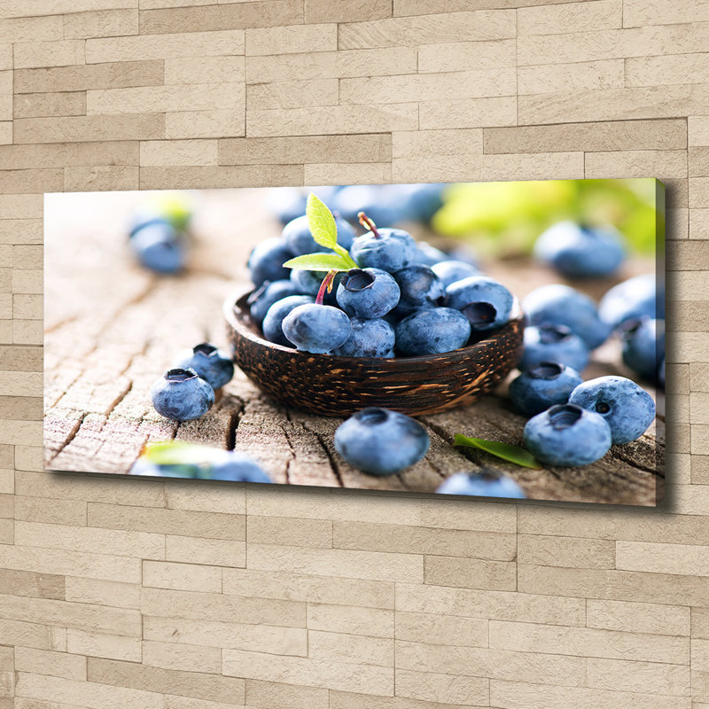 Blueberries - Wrapped Canvas Print