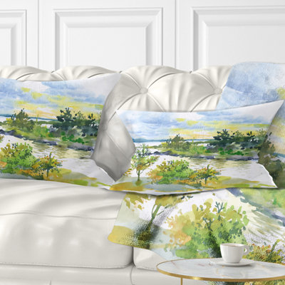 Coussin lombaire Schafer Landscape Autumn Forest and Lake