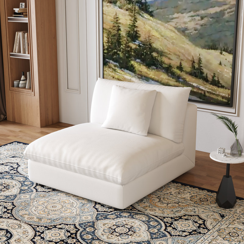 Upholstered Slipper Chair