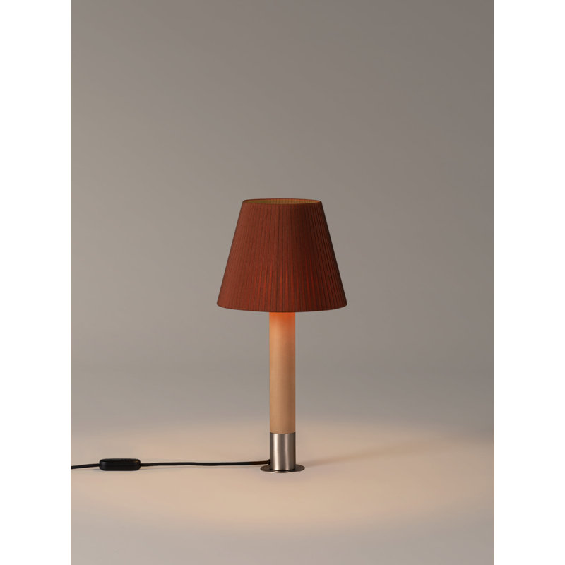 Basica M1 Table , Nickel, Terracota