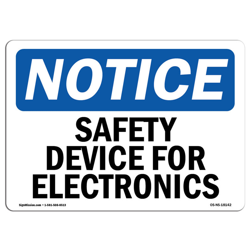 Panneau de sécurité pour appareils électroniques