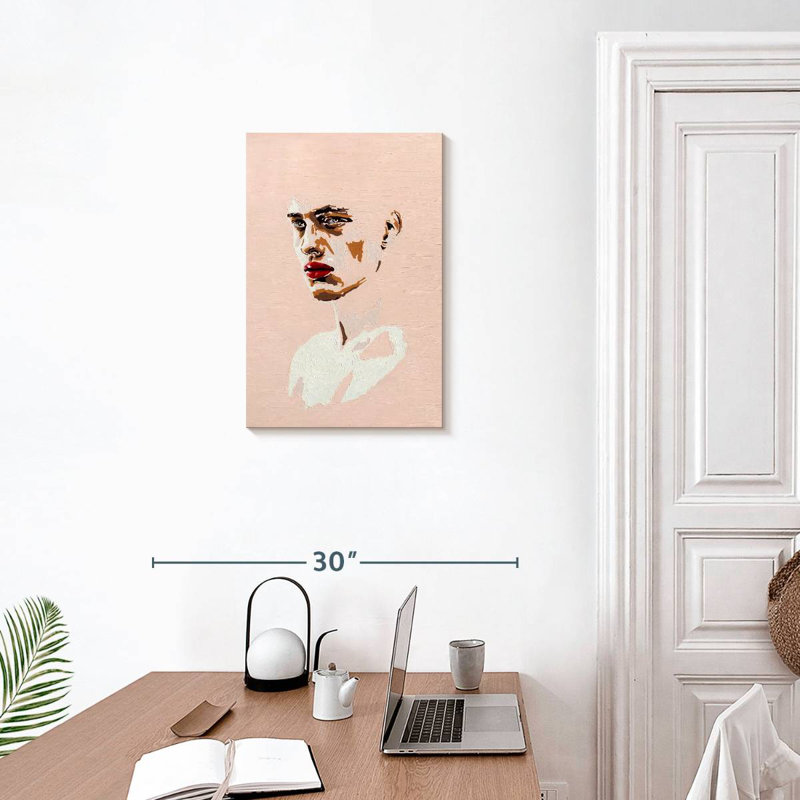 Le garçon rose I, H 24 po x l 16 po