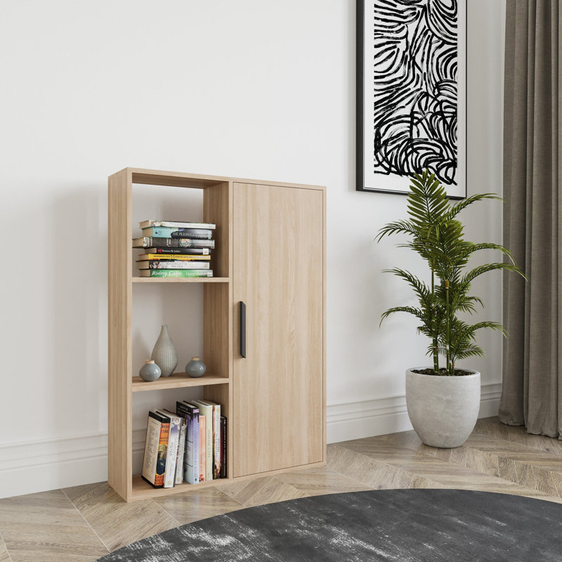 Najji Storage Bookcase, Oak