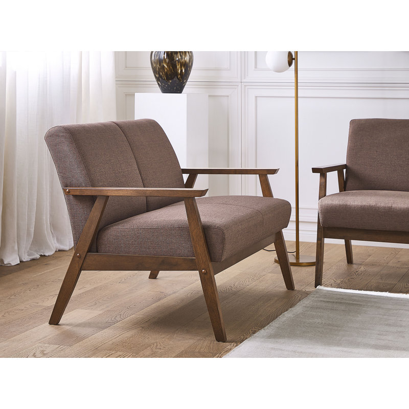 Franktown 2 Seater Loveseat, Brown