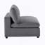 Canapé modulaire 5 pièces - gris anthracite, durable et confortable avec tissu moelleux et housses amovibles-735702695