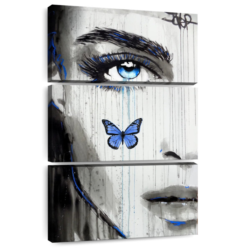 Karma bleu Leisha, H 32 po x l 20 po