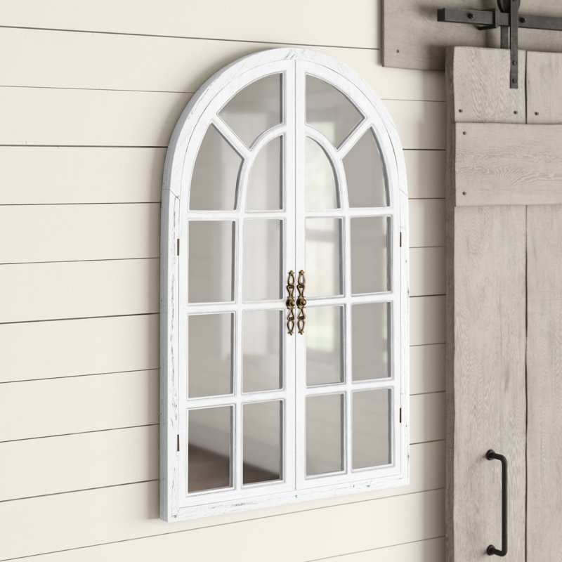 Mcclanahan Arch Mirror, White