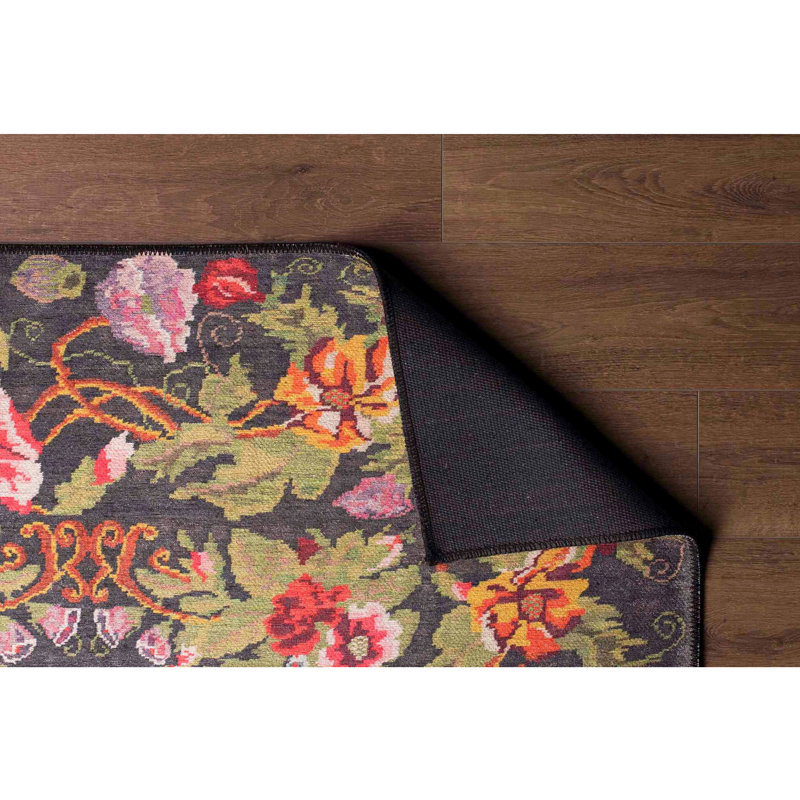Luxurious Machine Washable Carpet, 100% Polyester, 7.5 x 10.8 Feet | Pile Height: 0.2 Inches, 1850 g/m² | Recycled Poly Cotton Underside, Easy Care, Perfect for Living Room & Bedroom, Soft & Durable Design