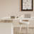 Modern Minimalist White Desk