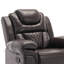 Fauteuil inclinable manuel de cinéma maison avec bande lumineuse à DEL pour le salon, la chambre à coucher-544907481