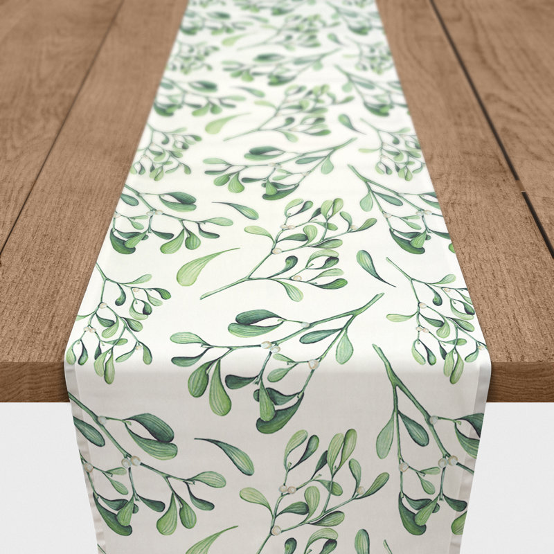 Chemin de table gui aquarelle Yorba, L 72 po x l 16 po
