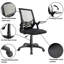 Chaise de travail à dossier moyen