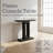 Pismo 36-Inch Solid Wood Console Table, Black-188393532